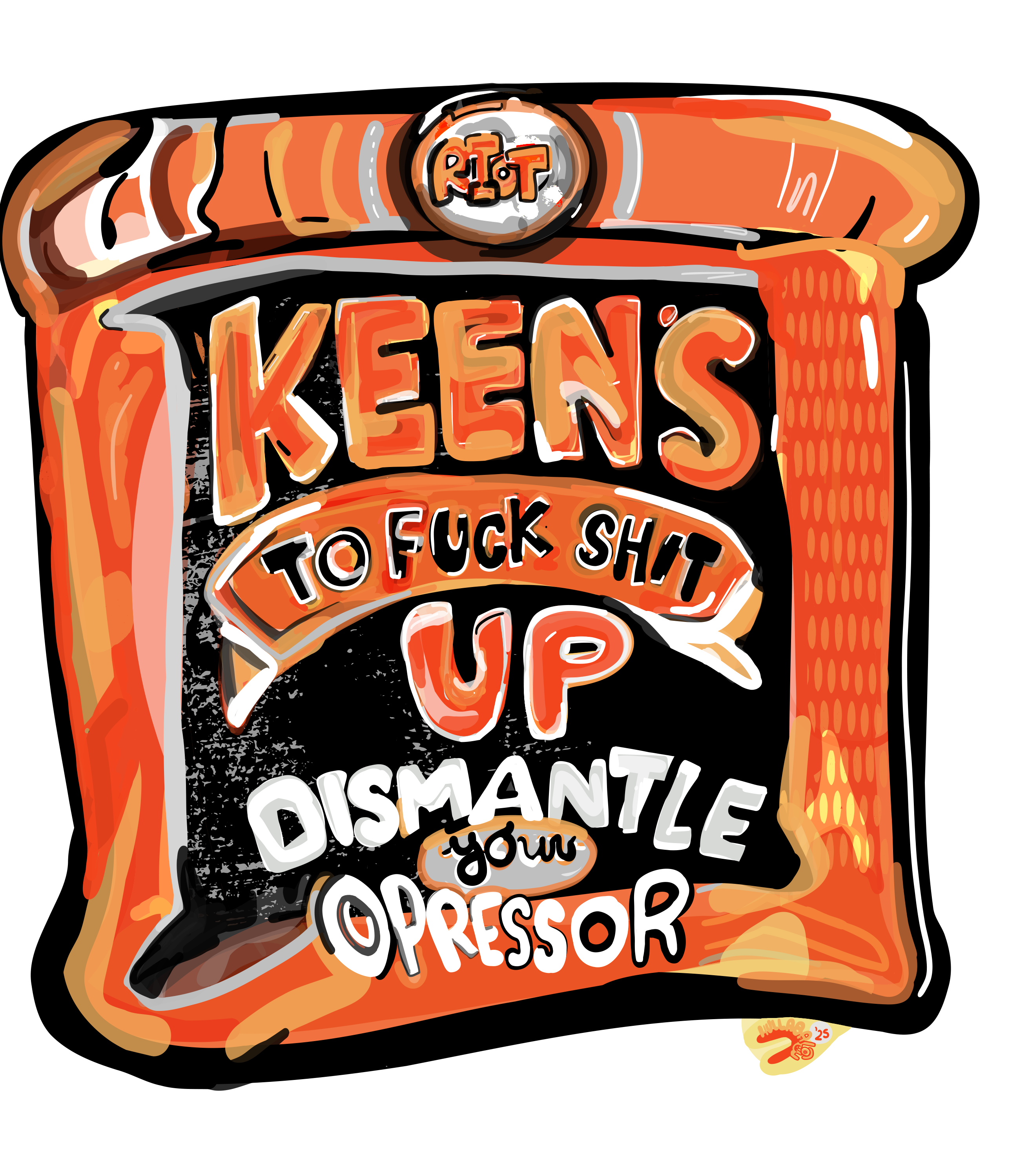 Keens big sticker